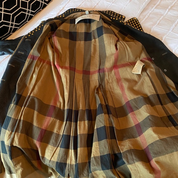 Burberry Tan and Black Trench Coat - Picture 8 of 11